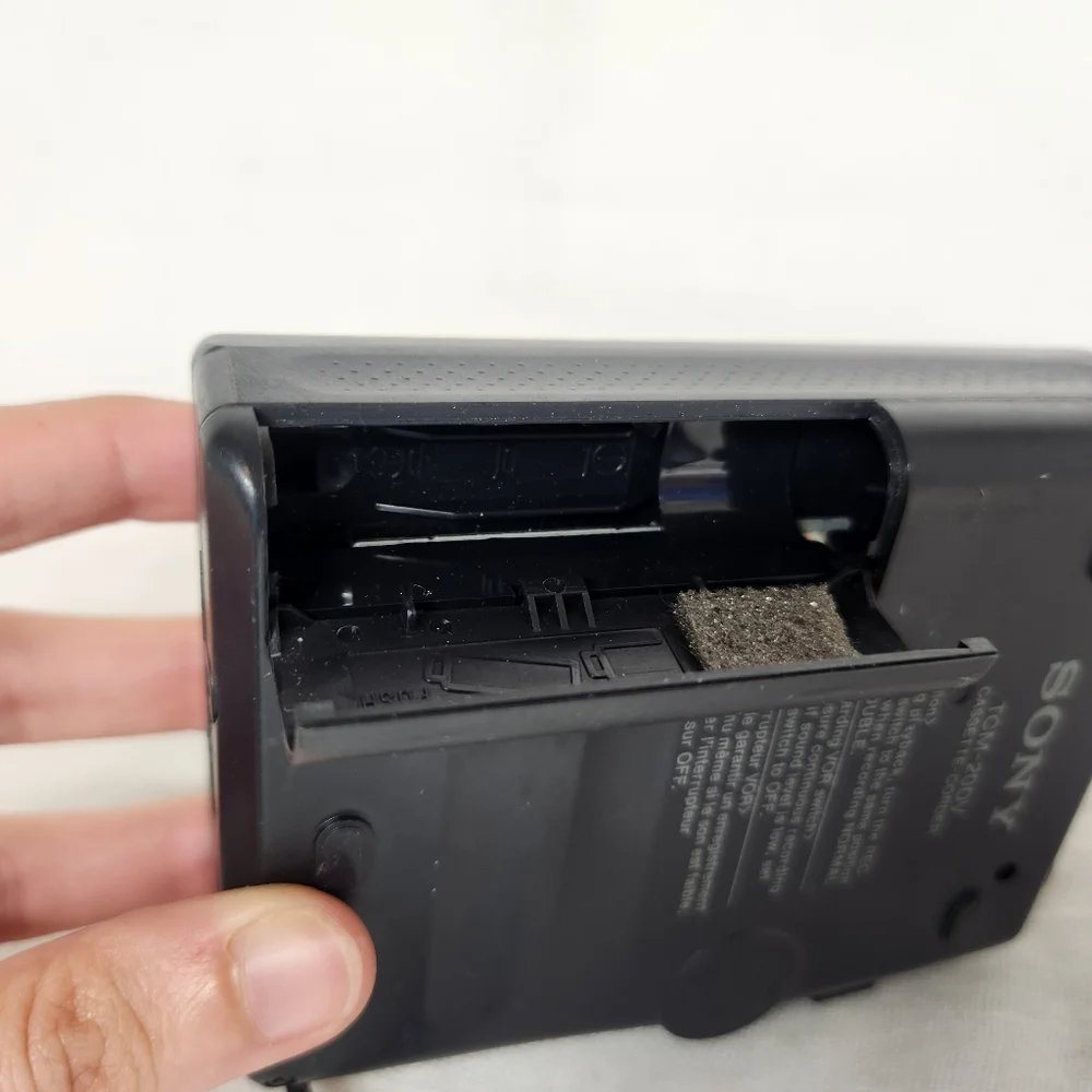 Sony TCM-20DV Pressman Portable Cassette Recorder Wrist Strap